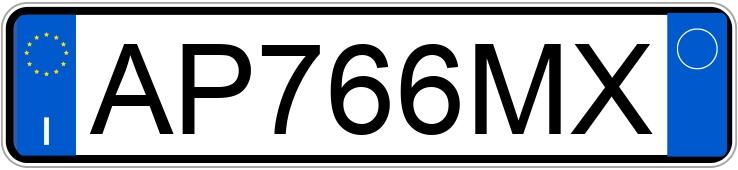 Numer rejestracyjny AP766MX posiada FORD Ka 1a serie