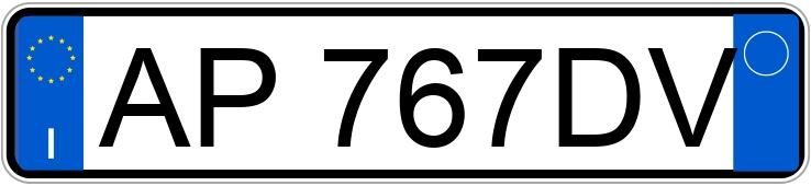 Numer rejestracyjny AP767DV posiada FIAT Punto 1a serie