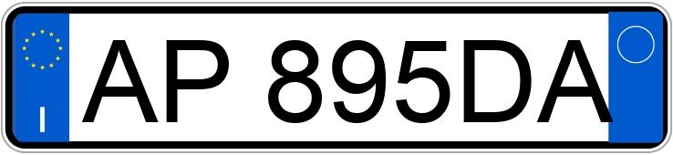 Numer rejestracyjny AP895DA posiada FORD Fiesta 4a serie