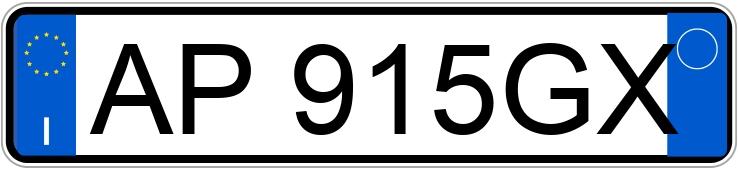 Numer rejestracyjny AP915GX posiada CITROEN ZX