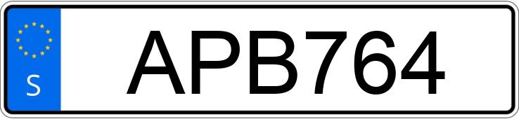 Numer rejestracyjny APB764 posiada Volvo V90 D4