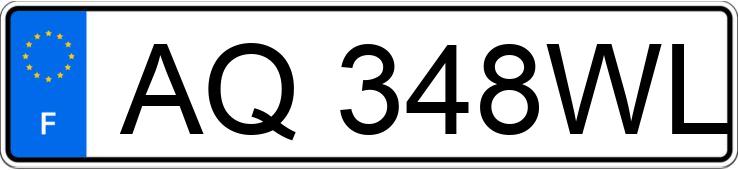 Numer rejestracyjny AQ348WL posiada RENAULT CLIO III