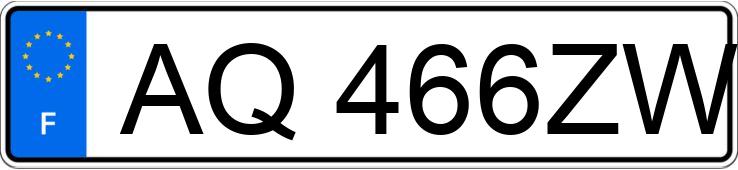 Numer rejestracyjny AQ466ZW posiada AUDI A4