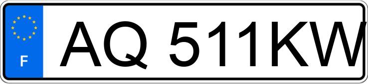 Numer rejestracyjny AQ511KW posiada PEUGEOT 206