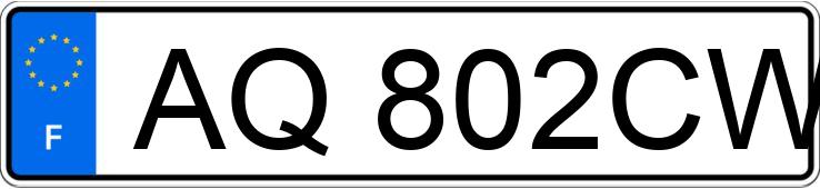 Numer rejestracyjny AQ802CW posiada RENAULT SCENIC III