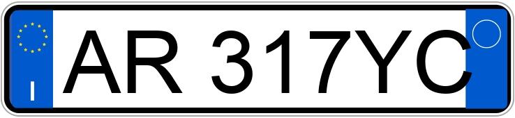 Numer rejestracyjny AR317YC posiada FIAT Cinquecento