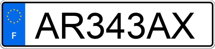 Numer rejestracyjny AR343AX posiada RENAULT CLIO
