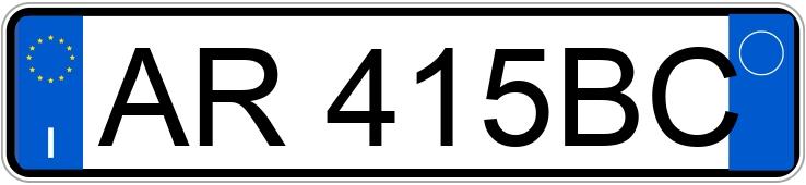 Numer rejestracyjny AR415BC posiada ALFA ROMEO 145