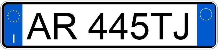 Numer rejestracyjny AR445TJ posiada LANCIA Y Numer rejestracyjny AR445TJ posiada LANCIA Y