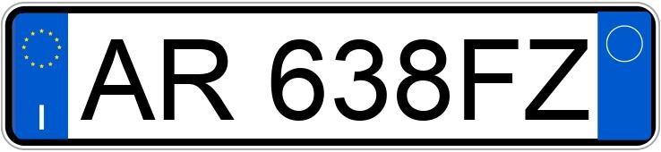 Numer rejestracyjny AR638FZ posiada FIAT Punto 1a serie