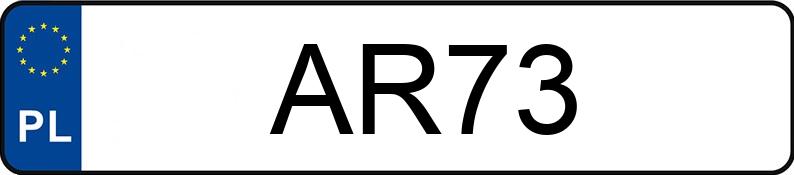 Numer rejestracyjny AR 73 posiada JEEP GRAND CHEROKEE - AR73