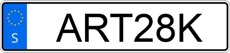 Numer rejestracyjny ART28K posiada Cupra Formentor