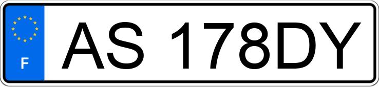 Il numero di registrazione AS178DY ha RENAULT CLIO III