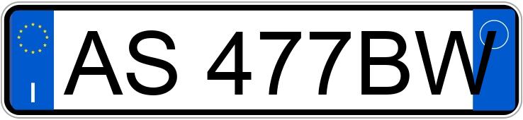 Numer rejestracyjny AS477BW posiada FORD Ka 1a serie