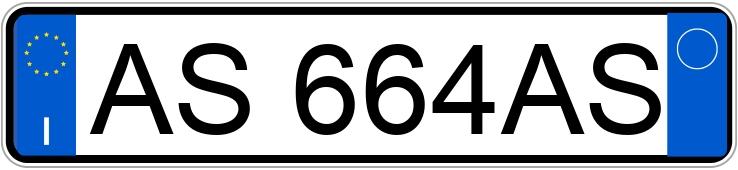 Numer rejestracyjny AS664AS posiada OPEL Tigra