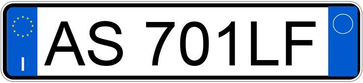 Numer rejestracyjny AS701LF posiada ALFA ROMEO 146