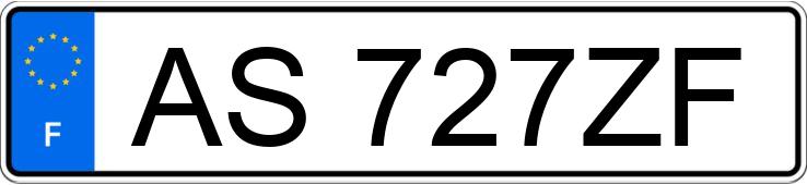 Die Registrierungsnummer AS727ZF hat AUDI A3 SPORTBACK