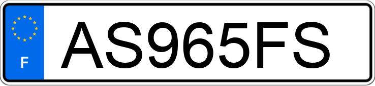 Numer rejestracyjny AS965FS posiada RENAULT MASCOTT