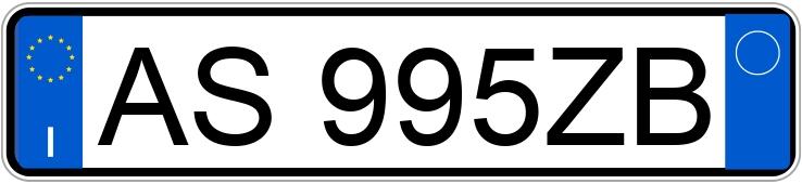 Numer rejestracyjny AS995ZB posiada FIAT Coupe