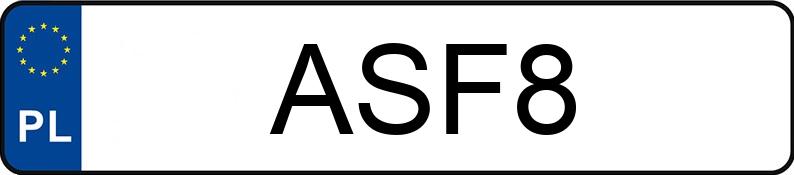 Die Registrierungsnummer ASF 8 hat JEEP Wrangler Unlimited JL MR`19 E6d Sahara Aut. - ASF8