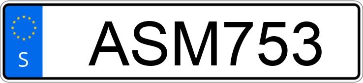 Numer rejestracyjny ASM753 posiada Volvo  V70R