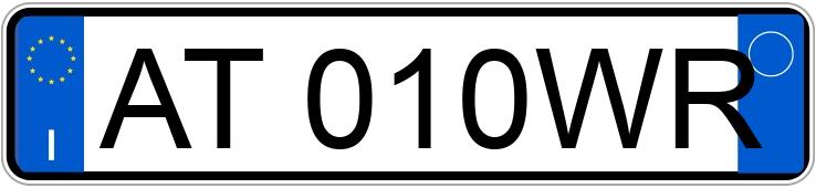 Numer rejestracyjny AT010WR posiada FIAT Punto 1a serie