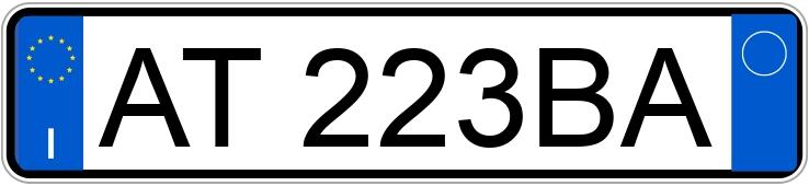 Numer rejestracyjny AT223BA posiada OPEL Corsa 2a serie