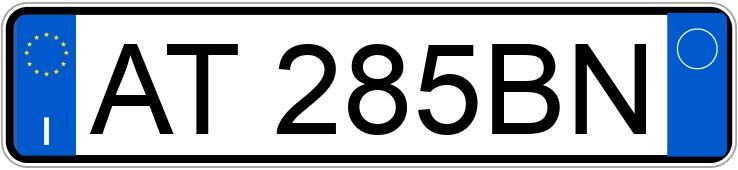 Numer rejestracyjny AT285BN posiada CITROEN AX