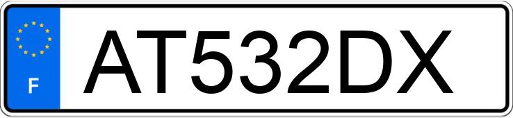 Numer rejestracyjny AT532DX posiada PEUGEOT 207