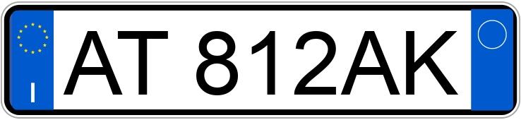 Numer rejestracyjny AT812AK posiada FIAT Cinquecento