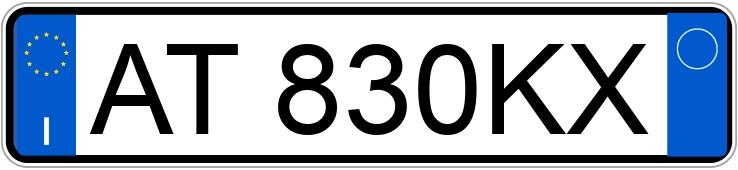 Numer rejestracyjny AT830KX posiada FIAT Cinquecento