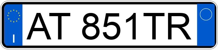 Numer rejestracyjny AT851TR posiada FIAT Punto 1a serie