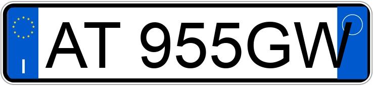 Numer rejestracyjny AT955GW posiada ALFA ROMEO 156 1a serie Numer rejestracyjny AT955GW posiada ALFA ROMEO 156 1a serie