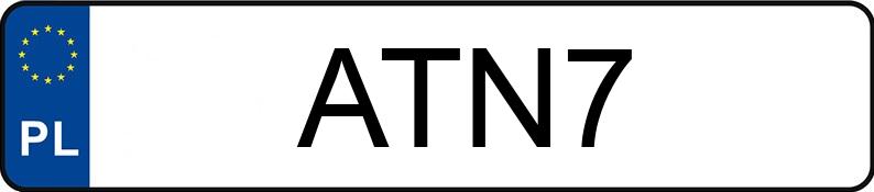 Numer rejestracyjny ATN 7 posiada RAM 1500 5.7 V8 MR`19 E6 3.2t Crew Tradesman eTorque 4WD Aut. - ATN7 Numer rejestracyjny ATN 7 posiada RAM 1500 5.7 V8 MR`19 E6 3.2t Crew Tradesman eTorque 4WD Aut. - ATN7