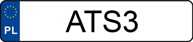 Il numero di registrazione ATS 3 ha SUBARU Outback 2.5 MR`21 E6d Platinum (EyeSight) - ATS3