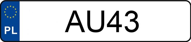 Numer rejestracyjny AU 43 posiada CHEVROLET SILVERADO - AU43 Numer rejestracyjny AU 43 posiada CHEVROLET SILVERADO - AU43