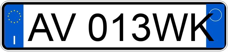 Numer rejestracyjny AV013WK posiada FIAT Cinquecento