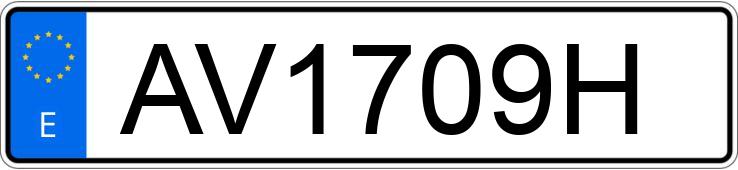 Numer rejestracyjny AV1709H posiada CITROEN BERLINGO Numer rejestracyjny AV1709H posiada CITROEN BERLINGO