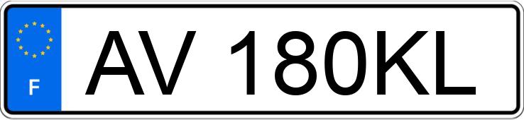 Numer rejestracyjny AV180KL posiada RENAULT SCENIC III