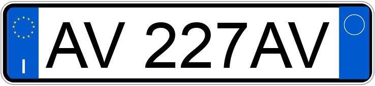 Numer rejestracyjny AV227AV posiada VOLKSWAGEN Polo 3a serie Numer rejestracyjny AV227AV posiada VOLKSWAGEN Polo 3a serie