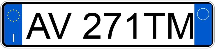 Numer rejestracyjny AV271TM posiada ALFA ROMEO 156 1a serie Numer rejestracyjny AV271TM posiada ALFA ROMEO 156 1a serie