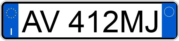 Numer rejestracyjny AV412MJ posiada FIAT Panda 1a serie Numer rejestracyjny AV412MJ posiada FIAT Panda 1a serie