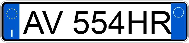 Numer rejestracyjny AV554HR posiada FIAT Punto 1a serie Numer rejestracyjny AV554HR posiada FIAT Punto 1a serie