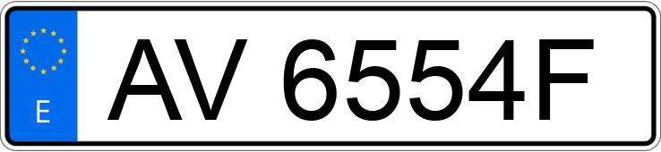 Numer rejestracyjny AV6554F posiada FIAT TALENTO