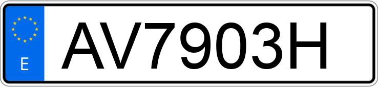 Numer rejestracyjny AV7903H posiada VOLKSWAGEN GOLF Numer rejestracyjny AV7903H posiada VOLKSWAGEN GOLF