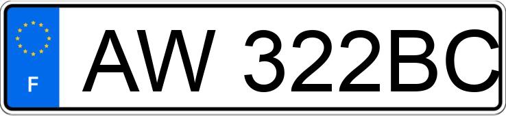 Numer rejestracyjny AW322BC posiada DACIA SANDERO