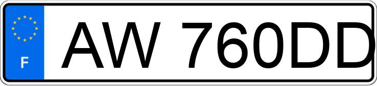 Numer rejestracyjny AW760DD posiada FORD TRANSIT