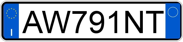 Numer rejestracyjny AW791NT posiada FORD Fiesta 4a serie