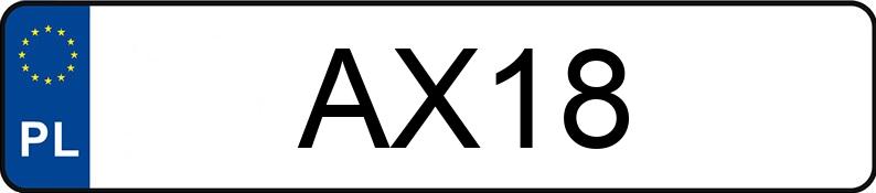 Numer rejestracyjny AX 18 posiada BMW X2 2.0 MR`18 E6d F39 xDrive20i Step - AX18