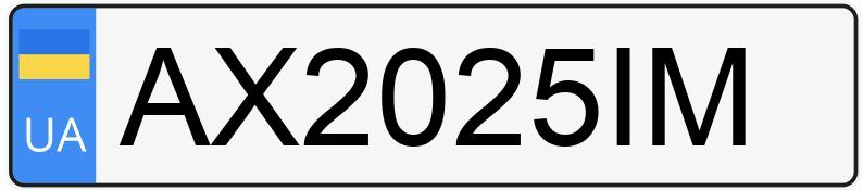 Numer rejestracyjny AX2025IM posiada Volkswagen Passat